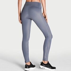 Victoria Sport grey Gray legging ankle zip large